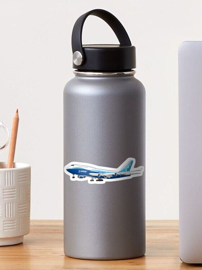 Boeing 747 Airplane Sticker