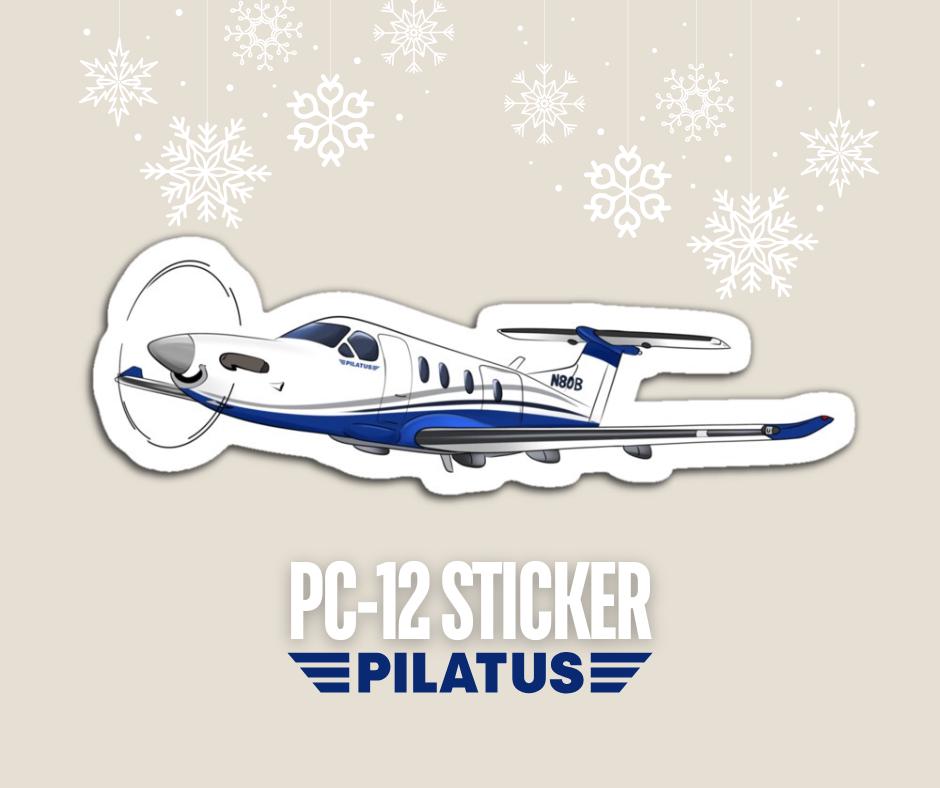 Pilatus Aircraft PC-12 Sticker