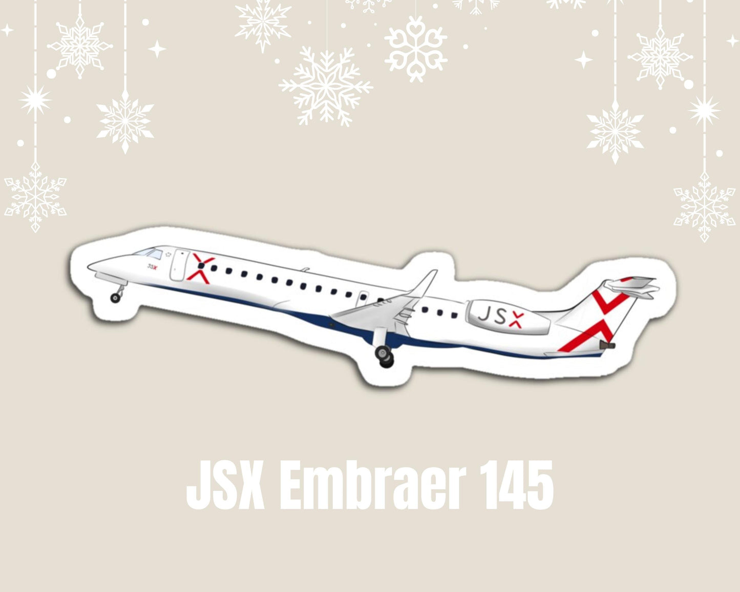 Embraer ERJ-145 JSX Aviation Sticker