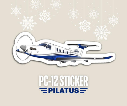 Pilatus Aircraft PC-12 Sticker