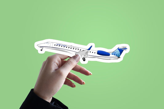 Embraer ERJ-145 United Express Sticker