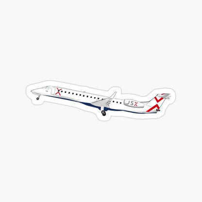 Embraer ERJ-145 JSX Aviation Sticker